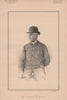 Mr. Charles H. Basset 1890 old antique vintage print picture