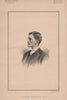 Viscount Weymouth M.P 1890 old antique vintage print picture