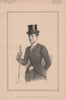 Lady Mabel Brudenell-Bruce 1890 old antique vintage print picture