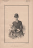 Lady Williams Wynn 1890 old antique vintage print picture