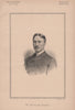 Mr. Richard Burke 1890 old antique vintage print picture