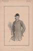 Mr. William Pallin 1890 old antique vintage print picture