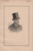 Captain Soames 1890 old antique vintage print picture