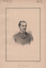Mr. H. Milner 1890 old antique vintage print picture