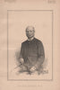 Sir John Thursby, Bart 1890 old antique vintage print picture