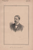 Mr. Elliott Less. M.P 1890 old antique vintage print picture