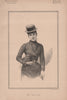 Mrs. Wolton 1891 old antique vintage print picture