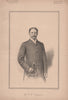 Mr. T.W. Tindall 1891 old antique vintage print picture