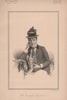 Mrs. Sloane Stanley 1891 old antique vintage print picture