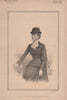 Lady Edward Somerset 1891 old antique vintage print picture