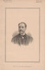 Mr. R.N. Sutton-Nelthorpe 1891 old antique vintage print picture