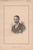 Viscount Feilding 1891 old antique vintage print picture