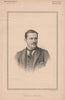 Viscount Chelsea 1892 old antique vintage print picture