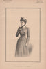 Viscountess Glentworth 1892 old antique vintage print picture