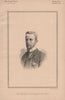 The Marquis of Carmarthen. M.P 1892 old antique vintage print picture