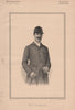 Mr. F.W. Maude 1892 old antique vintage print picture