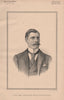 Sir John Poynder Dickson-Poynder 1892 old antique vintage print picture