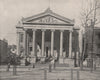 City Hall, New Orleans, Louisiana 1895 old antique vintage print picture