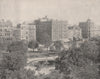 Union Square, New York City 1895 old antique vintage print picture