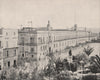 The National Palace/Palacio Nacional, Mexico City 1895 old antique print