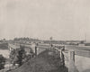 Girard Avenue Bridge, Philadelphia, Pennsylvania 1895 old antique print