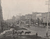 Canal Street, New Orleans, Louisiana 1895 old antique vintage print picture