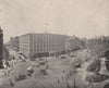 Fifth Avenue and Madison Square, New York City 1895 old antique print picture