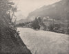 Bow River Rapids, Banff, Northwest Territory, Alberta 1895 old antique print