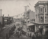 Victoria, British Columbia 1895 old antique vintage print picture