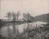The Conemaugh River not far from New Florence, Pennsylvania 1895 old print