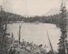 Green Lake, Colorado 1895 old antique vintage print picture