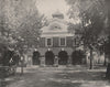 Old Courthouse, Bowling Green, Virginia 1895 antique vintage print picture