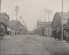 Main Street, Butte City, Montana 1895 old antique vintage print picture