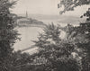 The Reservoir, Eden Park, Cincinnati, Ohio. Now Mirror Lake.Pumping station 1895