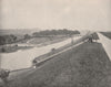 Highland Park, Pittsburgh, Pennsylvania 1895 old antique vintage print picture