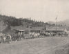Pike's Peak (Colorado), the toll road 1895 old antique vintage print picture