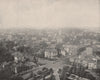 Sacramento from the dome of the Capitol. California 1895 old antique print