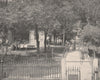 Cemetery Hill Copp's Hill Burying Ground, Boston, Massachusetts 1895 old print