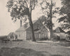 House where Stonewall Jackson died, Guinea, Virginia 1895 old antique print
