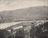 Glenwood Hot Springs Bathhouse, Gelnwood Springs, Colorado 1895 old print