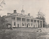 George Washington's house, Mount Vernon, Virginia 1895 old antique print