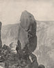 Agassiz Column, Yosemite, California 1895 old antique vintage print picture