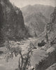 Black Canyon, Gunnison National Park, Colorado 1895 old antique print picture