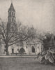 The Cathedral Basilica of St. Augustine, Florida 1895 old antique print