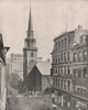 Old South Meeting House Church, Boston, Massachusetts. Milk/Washington Sts 1895