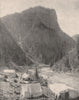 Gold/Silver mining camp in Nevada. Near Carson City/Virginia City 1895 print
