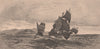 TORRES sighting CAPE YORK. Queensland. Australia 1888 old antique print