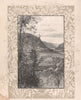 The Hawkesbury, at WISEMAN'S FERRY. New South Wales. Australia 1888 old print