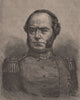SIR THOMAS MITCHELL. Australia 1888 old antique vintage print picture
