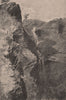 WENTWORTH FALLS. BLUE MOUNTAINS. Australia 1888 old antique print picture